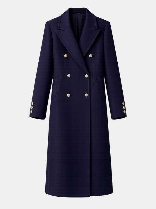 ÉLAN Buttoned mid-length coat